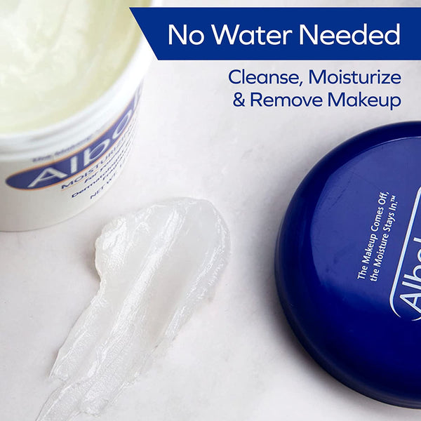 Albolene Moisturizing Cleanser -Makeup Remover-Facial and Moisturizer Fragrance Free 12.0 oz