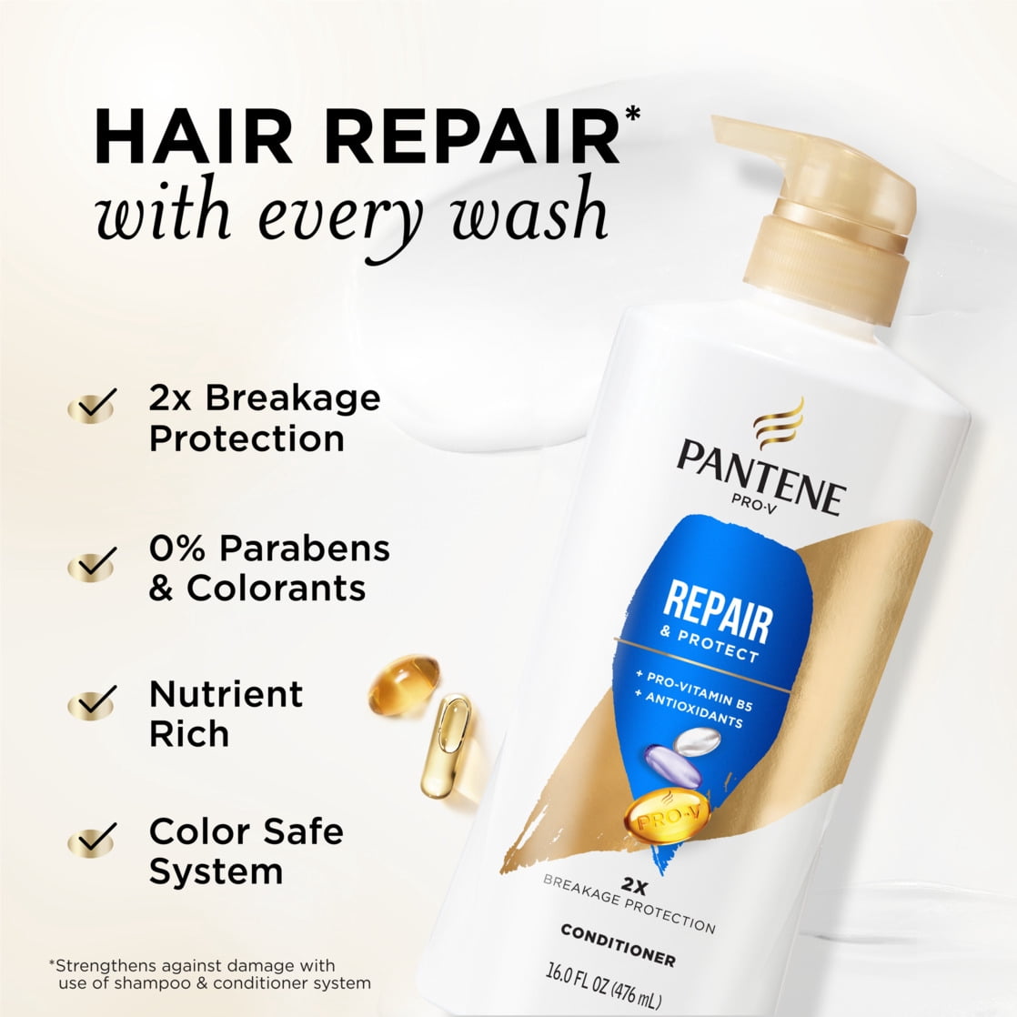 Pantene Pro-V Daily Conditioner Repair & Protect Shine Enhancing , 16.0 fl oz
