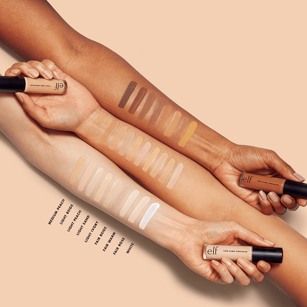 e.l.f. 16HR Camo Concealer, Light Sand, 0.203 fl oz