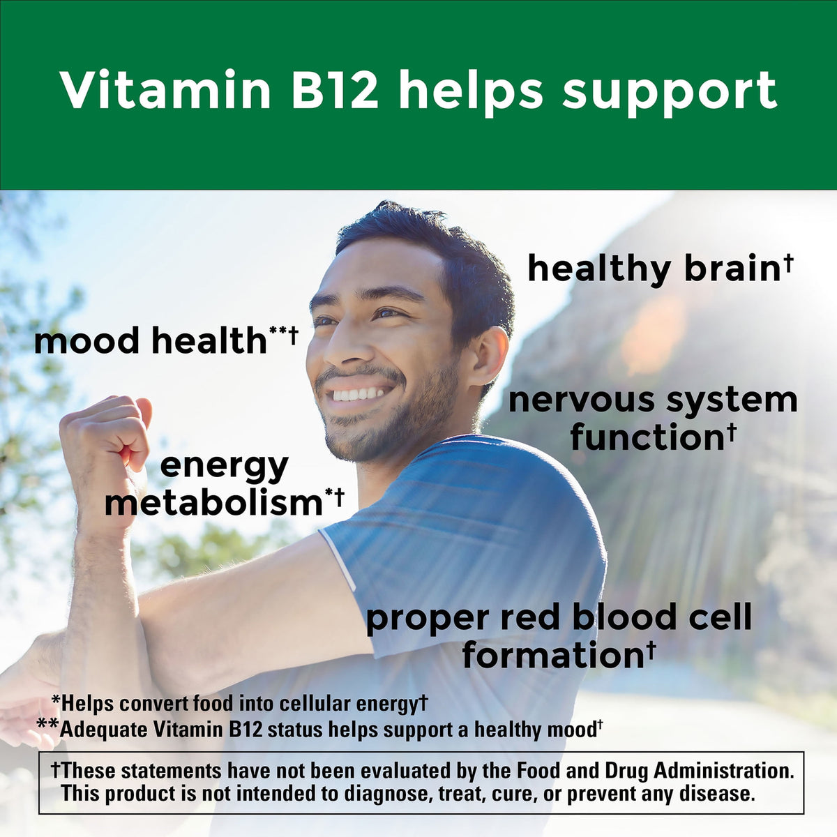 Nature Made Energy Vitamin B12 1000 mcg per Serving Gummies, Energy Metabolism Support, 160 Count