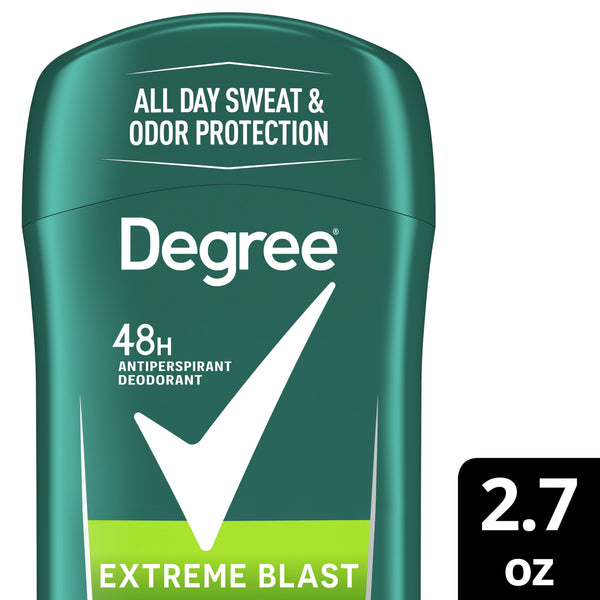 Degree Men Original Protection Antiperspirant Deodorant Stick for Men Extreme Blast Citrus Scent, 2.7 oz