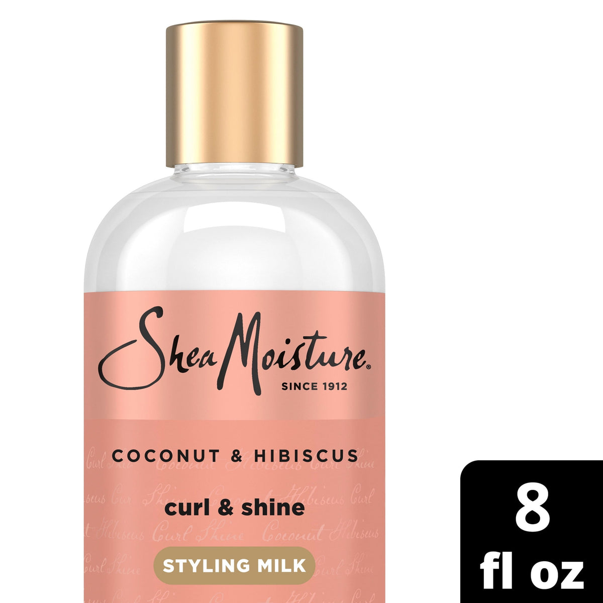SheaMoisture Curl & Style Milk Coconut & Hibiscus with Silk Protein & Neem Oil, 8 fl oz