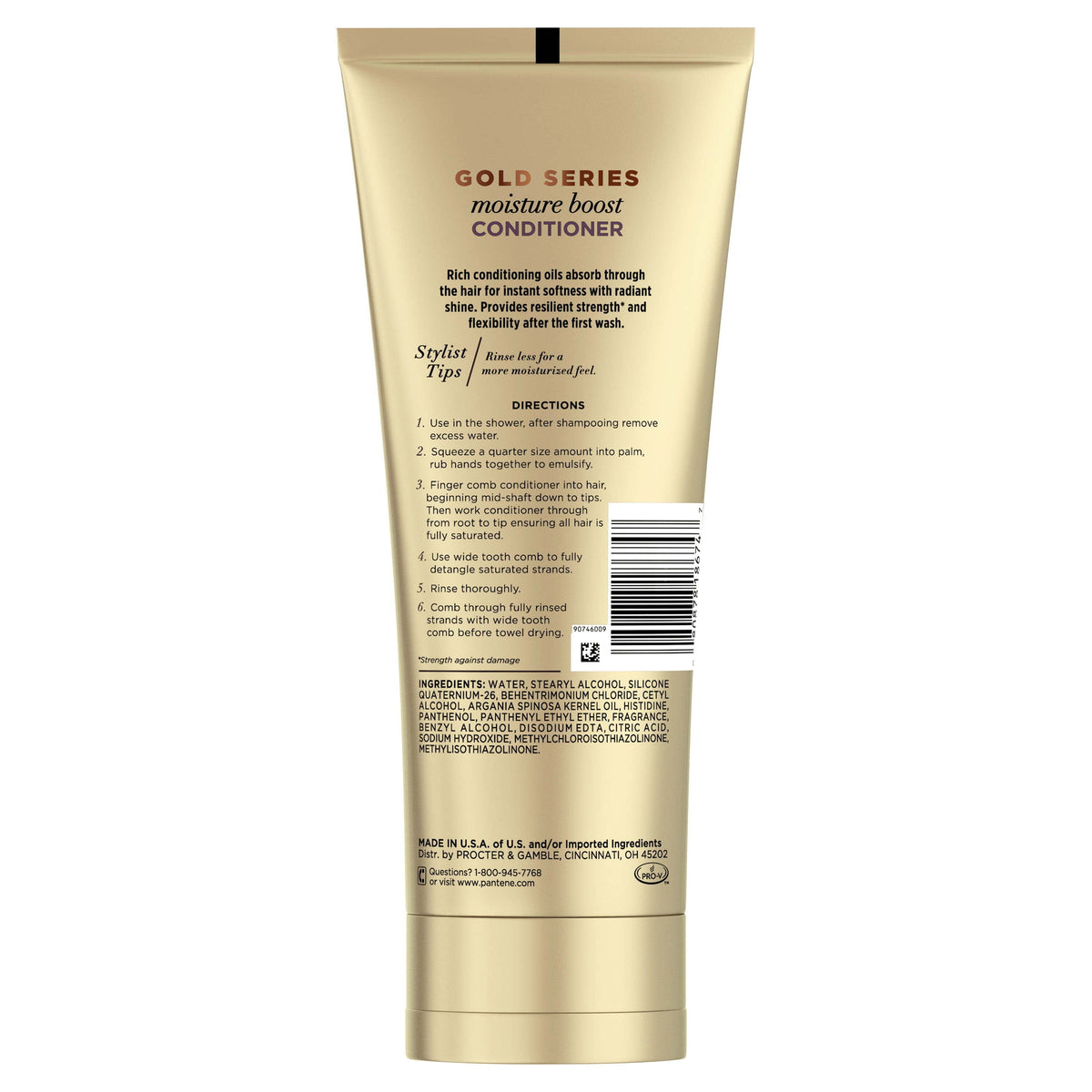 Pantene Pro-V Conditioner Moisture Boost, Gold Series, 11.1 fl oz