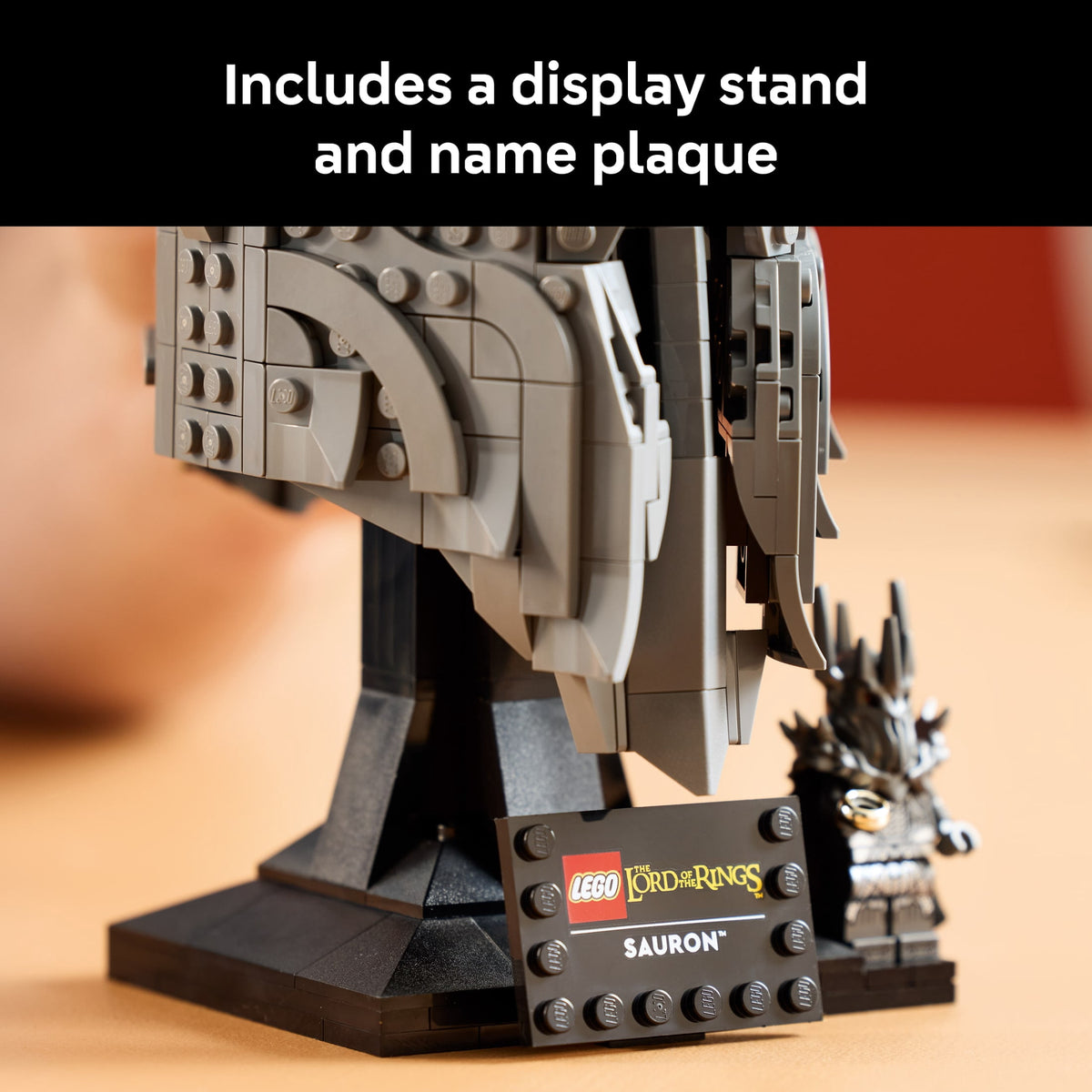 LEGO Icons The Lord of the Rings Sauron's Helmet Building Set 11373 for Adults 18+ with Sauron Minifigure