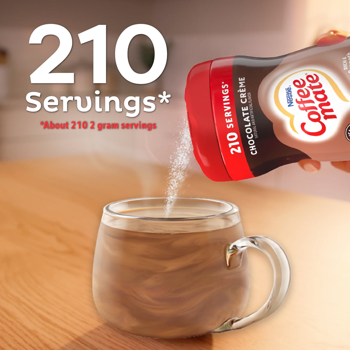 Coffee mate Chocolate Crème Powder Coffee Creamer, 15 oz