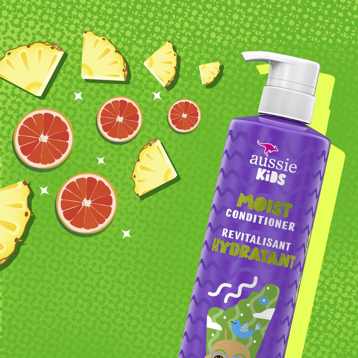 Aussie Kids Conditioner, Moisturizes All Hair Types, Sulfate Free, 16 fl oz