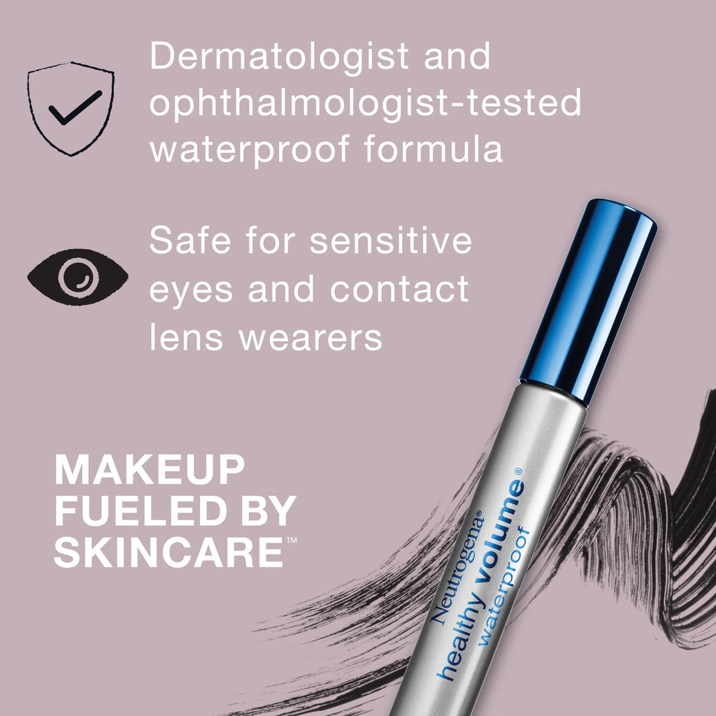 Neutrogena Healthy Volume Lash-Plumping Mascara, Black 02, 0.21 oz