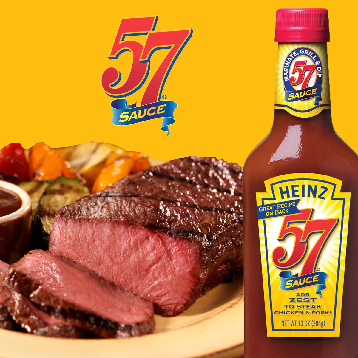 Heinz 57 Sauce, 10 oz Bottle