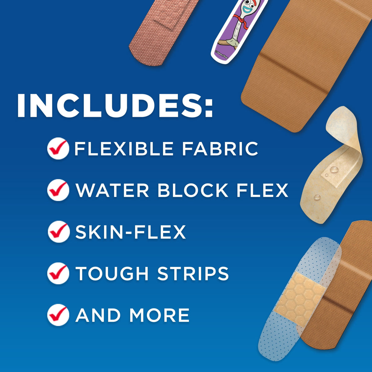 BAND-AID Brand Adhesive Bandages Family Variety Pack, Assorted, 110 Count