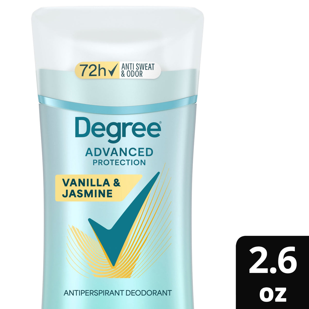 Dove Advanced Protection Antiperspirant Deodorant For 72-Hour Sweat & Odor Control For Women, Vanilla & Jasmine With Body Heat Activated Technology