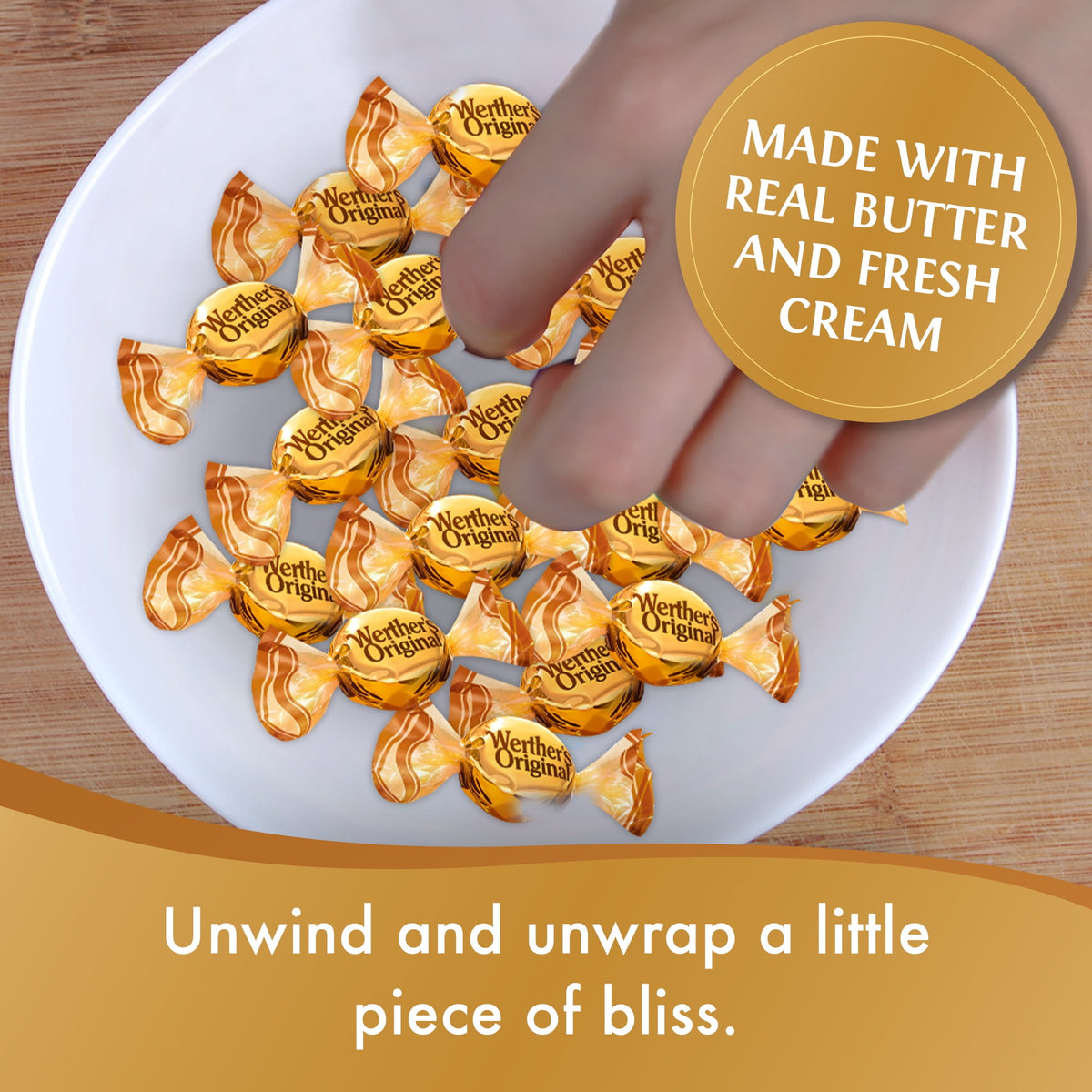 Werther's Original Creamy Caramel Filled Candy, 5.5 oz