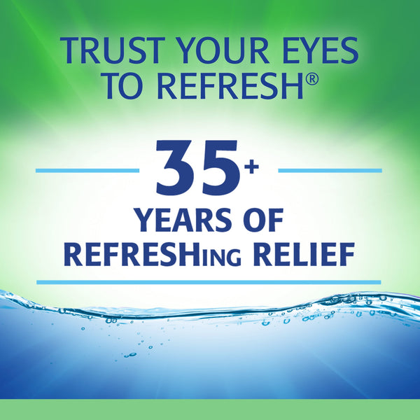 Refresh Plus Lubricant Eye Drops Preservative-Free Artificial Tears, 0.4 ml, 70 Count
