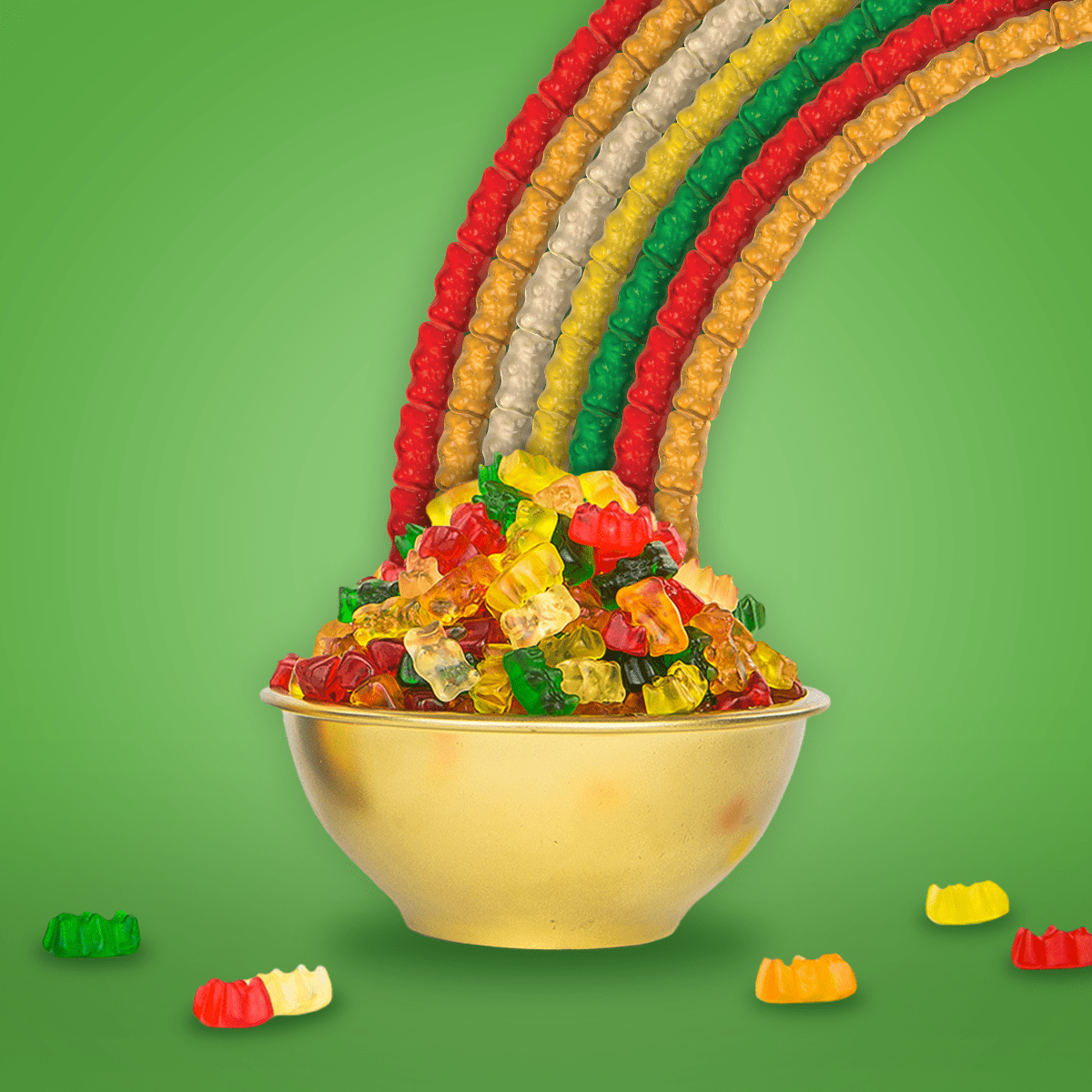 HARIBO Goldbears Gummy Bears Original Assorted Fruit Flavor Candy Gummies, 3lb, Bulk Party Size Bag