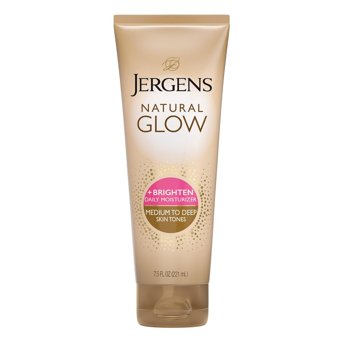 Jergens Natural Glow Self Tanner Body Lotion, Medium To Deep, 7.5 oz