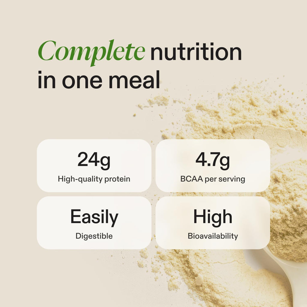Almased Vanilla Meal Replacement Shake, Weight Loss Protein, 2-Pack + Scoop