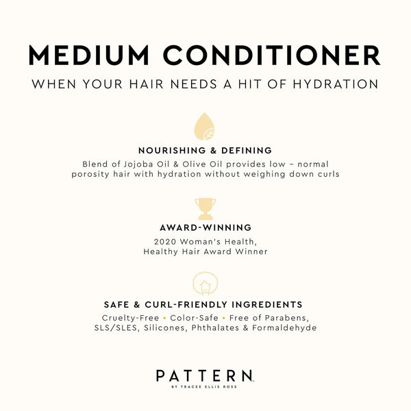PATTERN Medium Conditioner For Curlies, 13 oz