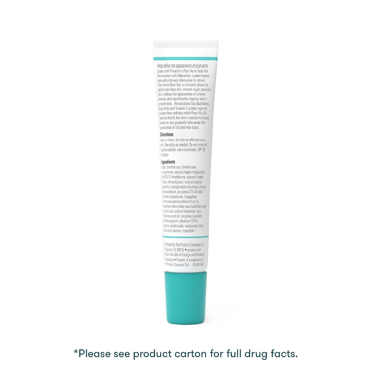 Proactiv Post Acne Scar Gel, Bakuchiol & Vitamin E Face Treatment, 1 Fl Oz
