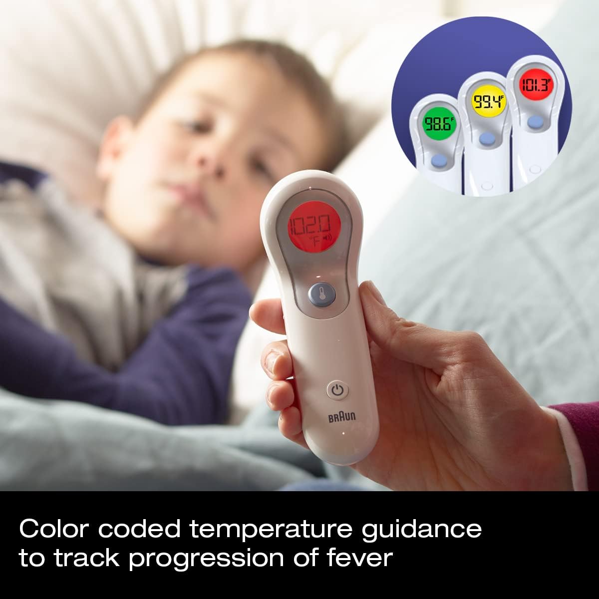 Braun Digital No-Touch Forehead Thermometer, 6.4 Ounce, White