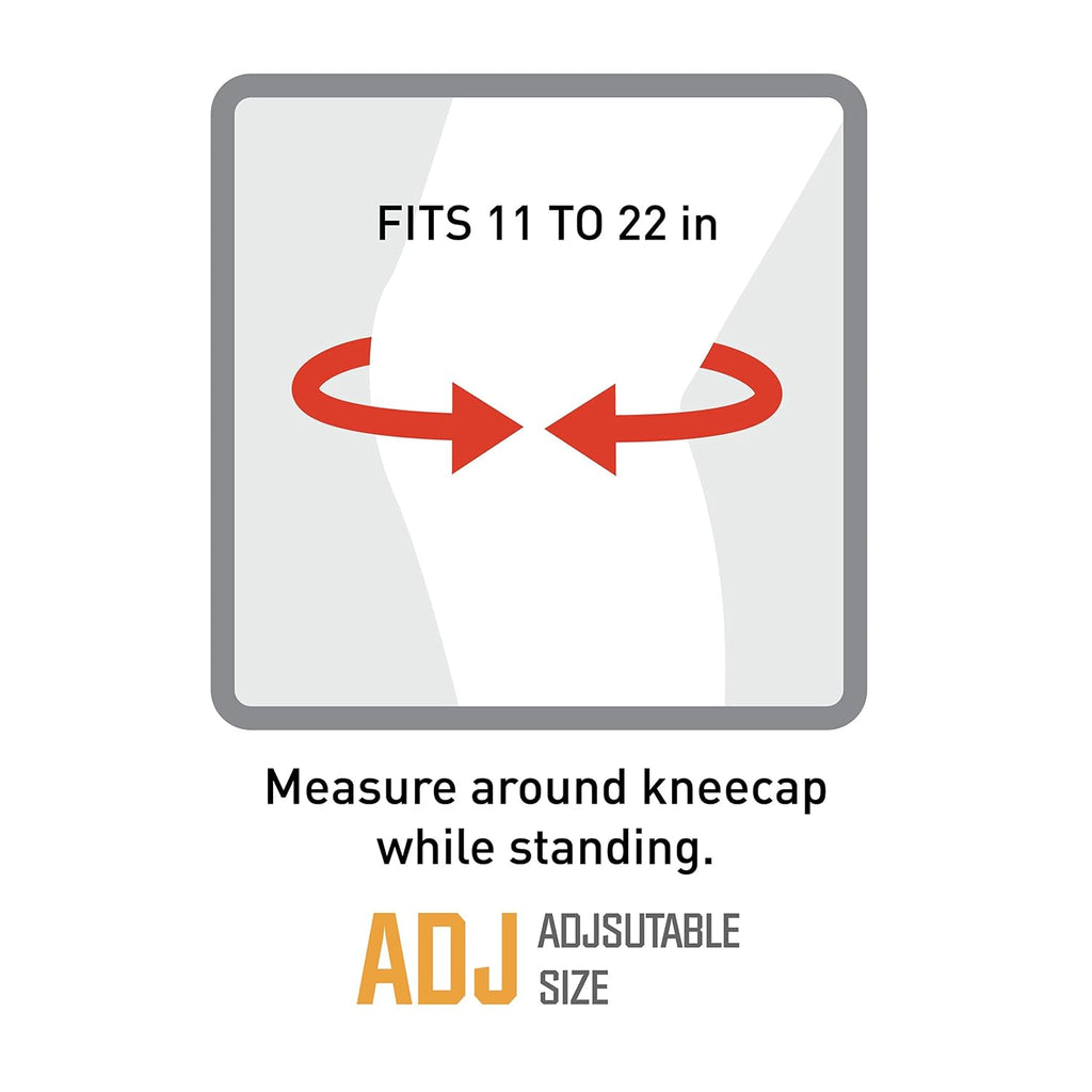 ACE Adjustable Knee Brace, Provides Support & Compression to Arthritic and Painful Knee Joints