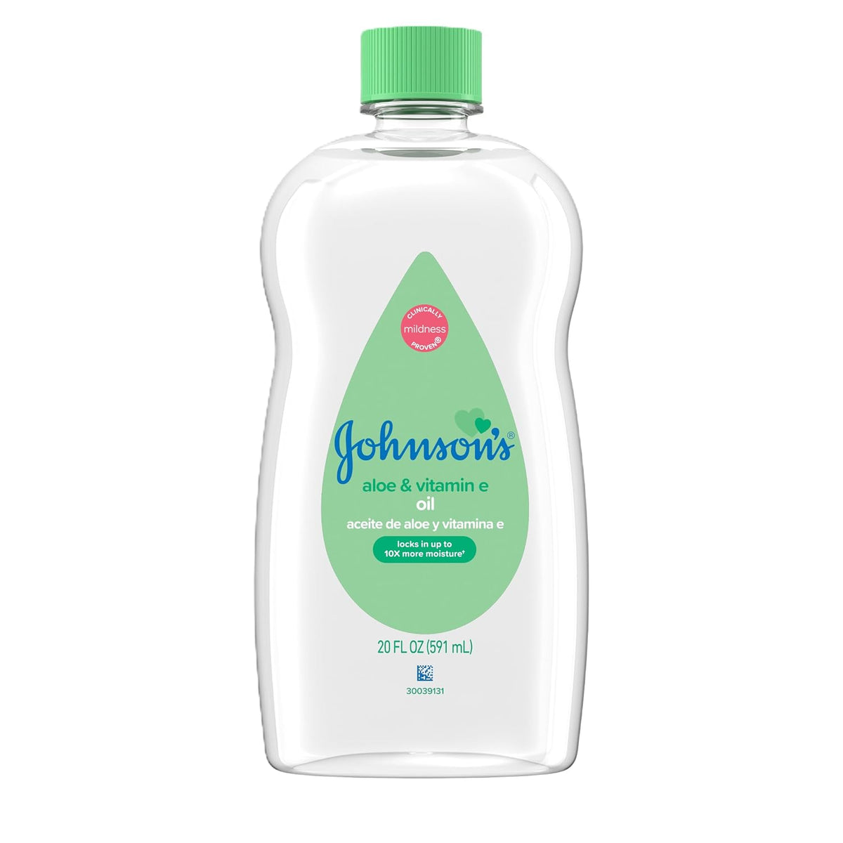 Johnson's Baby Oil, Aloe Vera & Vitamin E, 14 fl oz
