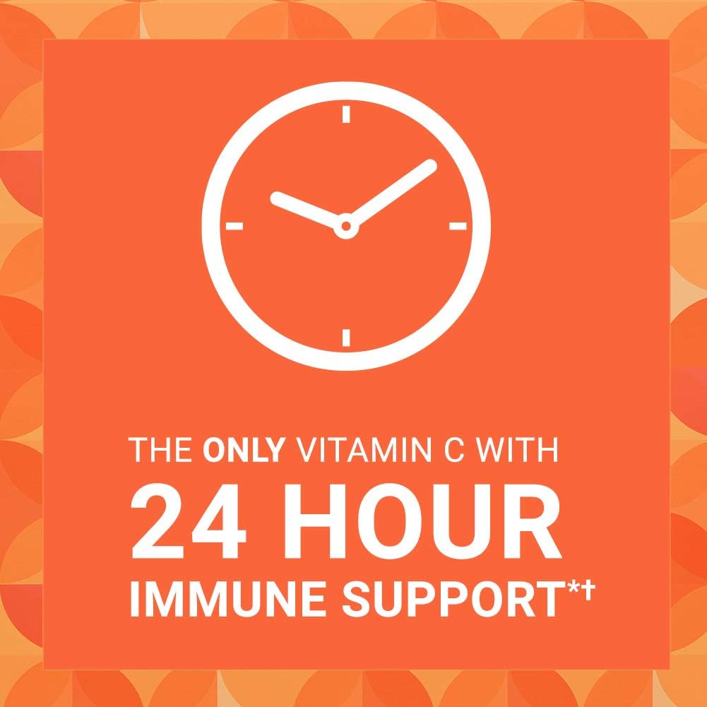 Ester-C 500 mg, 24 Hour Vitamin C Tablets for Immune Support, 90ct