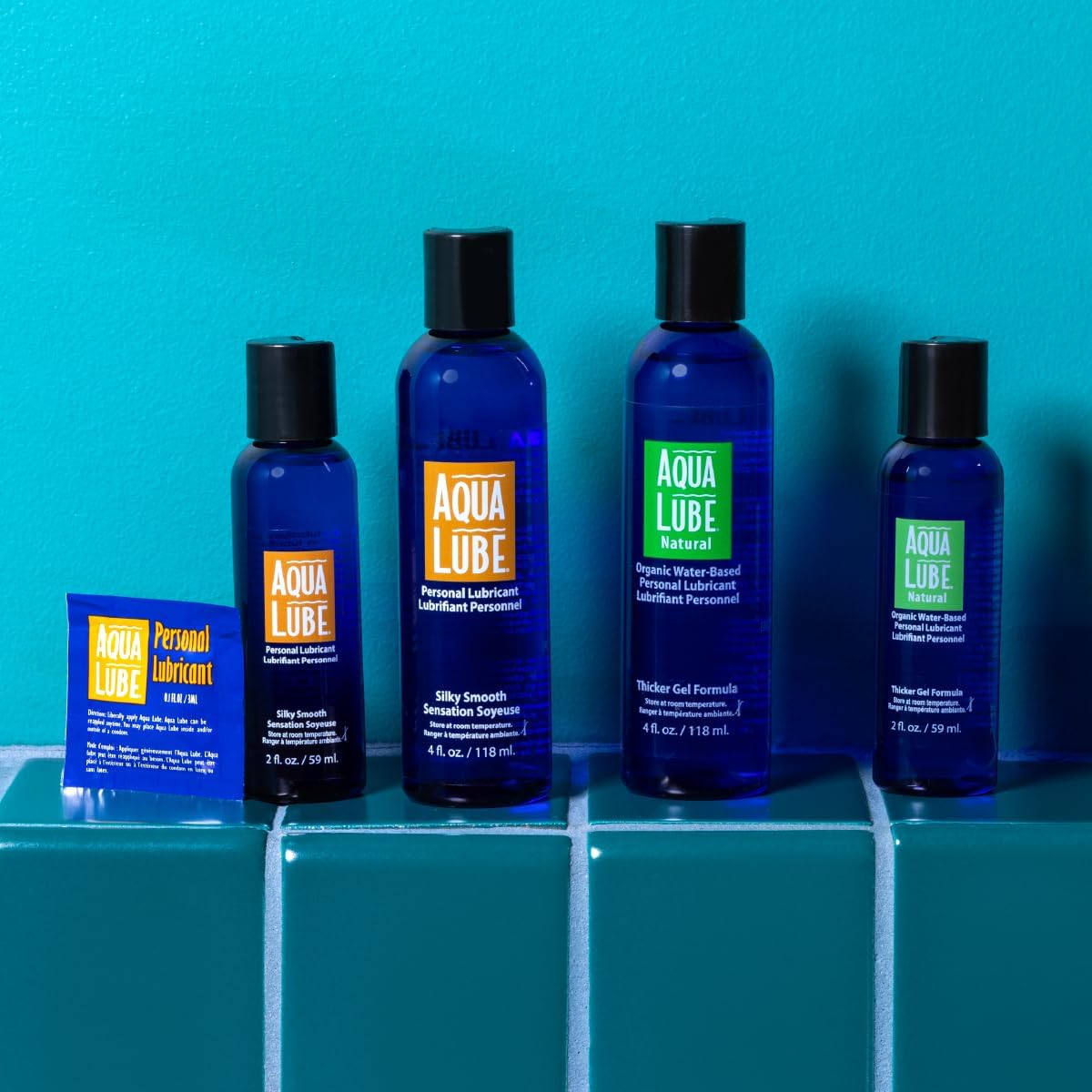 Aqua Lube Water-Based Personal Lubricant, 4 fl oz