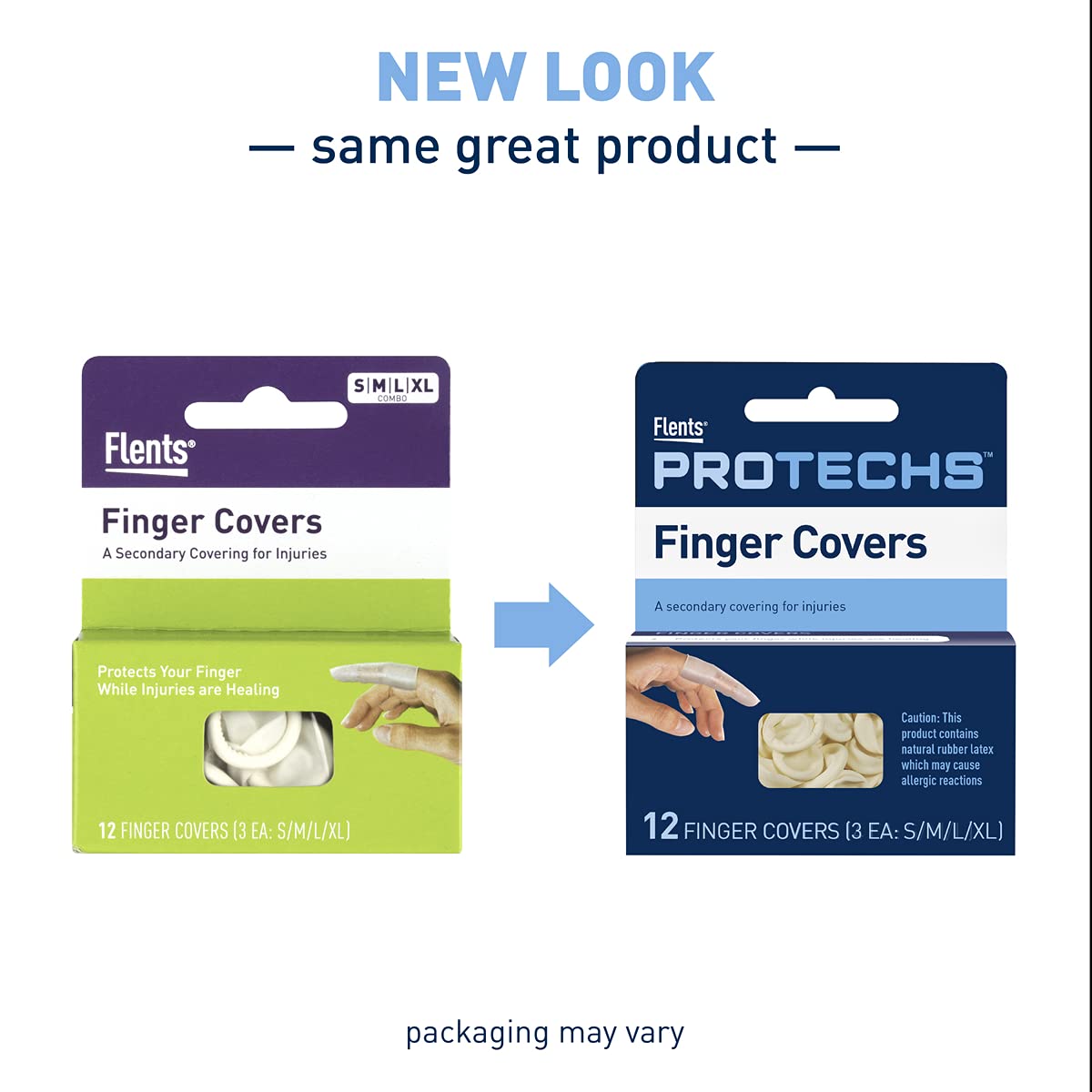Flents First Aid Finger Covers, Assorted Sizes, 12 Count Protection Set