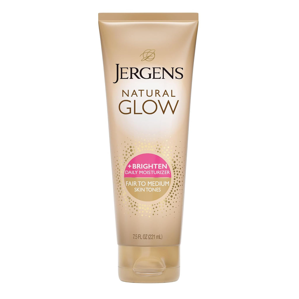 Jergens Natural Glow Self Tanner Body Lotion, Fair To Medium, 7.5 oz