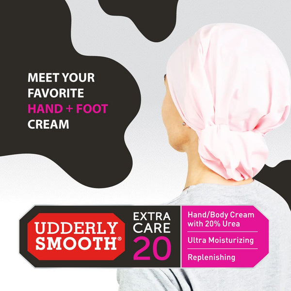 Udderly Smooth Extra Care 20% Urea Cream, Unscented Body Cream, 8 Oz