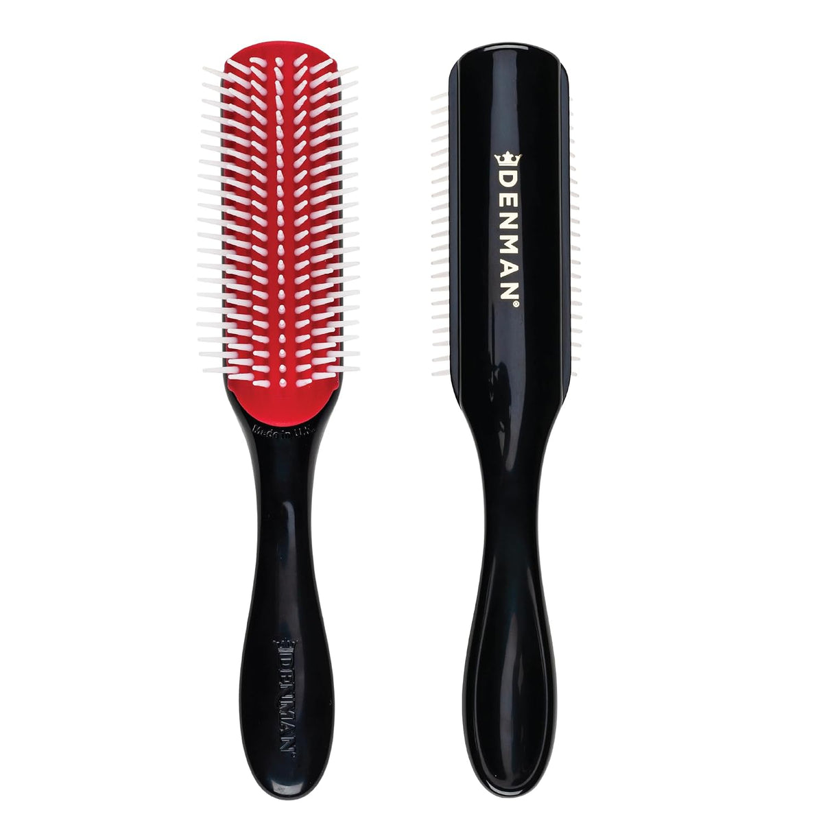 Denman D3 Original Curl Definer and Styler Curly Hair Brush 7 Row
