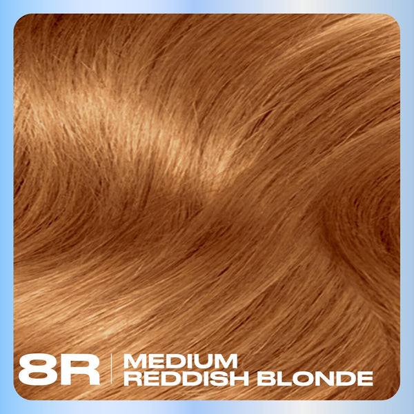 Clairol Nice'n Easy Permanent Hair Dye, 8R Medium Reddish Blonde | 1 Pack
