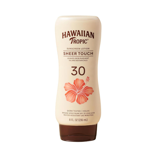 Hawaiian Tropic Sheer Touch SPF 30 Sunscreen Lotion, 8 Fl Oz