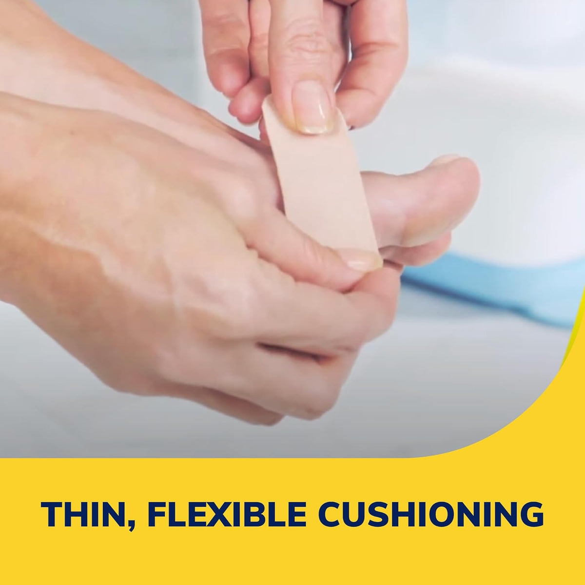 Dr. Scholl's Moleskin Padding for Cushioning and Pain Relief, 3 Strips