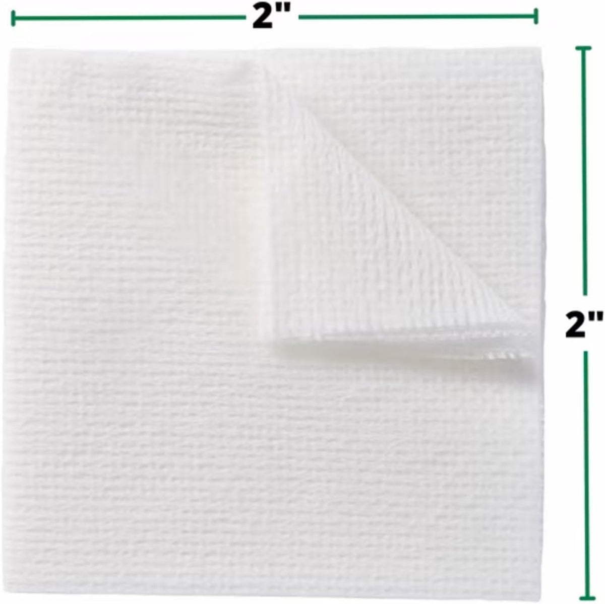 CURAD® Naturals™ Small Gauze Pads with Baking Soda, 2 in x 2 in, 25 Count