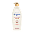 Jergens Deep Restoring Argan Oil Moisturizer, Soothing Body and Hand Lotion with Reviving Argan Oil and Vitamin E, Oil-Infused, Dermatologist Tested