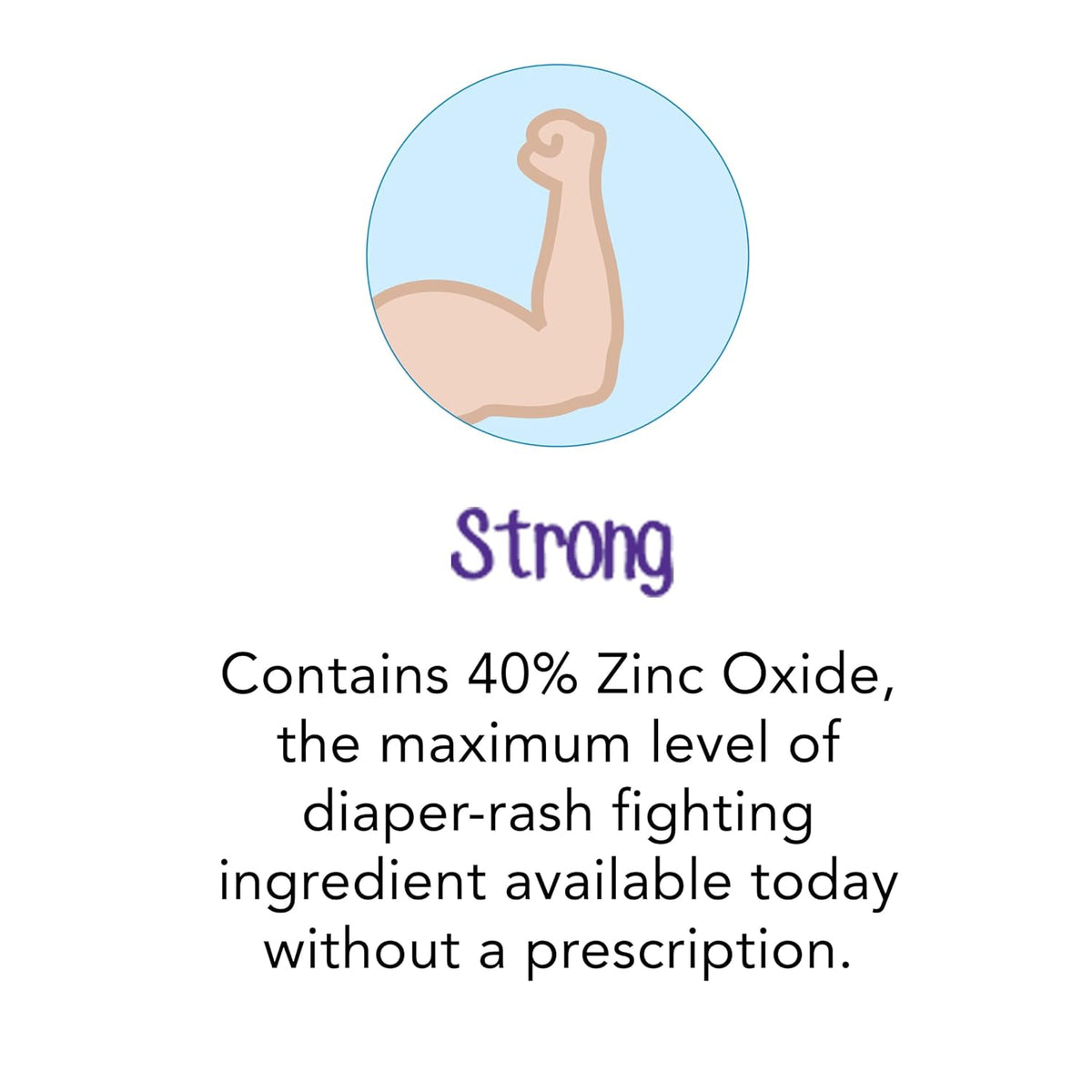 Desitin Maximum Strength Diaper Rash Cream, 40% Zinc Oxide, 2 x 4.8 oz