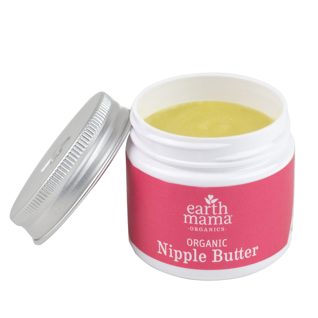 Earth Mama Organic Nipple Butter, Nipple Cream for Breastfeeding Mothers, 2 fl oz