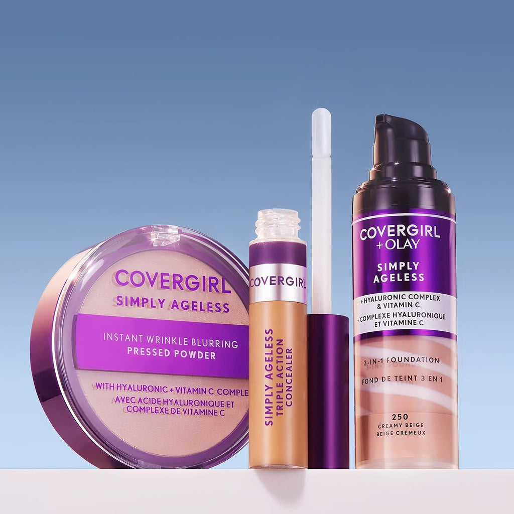 Covergirl & Olay Simply Ageless 3-in-1 Liquid Foundation, 257 Golden Tan, 1 fl oz