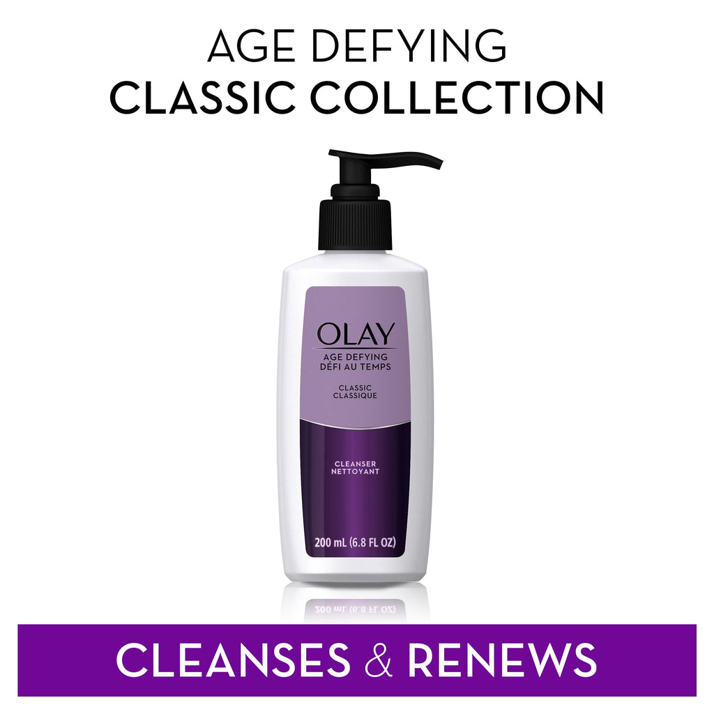 Olay Age Defying Classic Facial Cleanser for All Skin Types, 6.8 fl oz