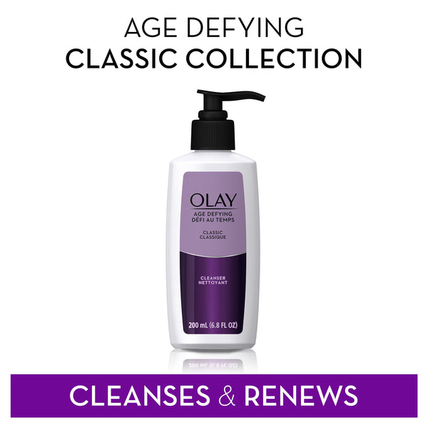 Olay Age Defying Classic Facial Cleanser for All Skin Types, 6.8 fl oz