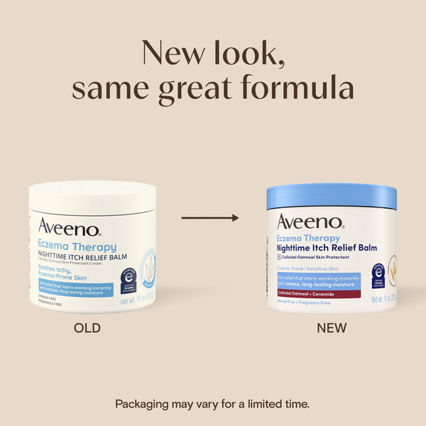 Aveeno Eczema Therapy Nighttime Itch Relief Body Balm, 11 oz