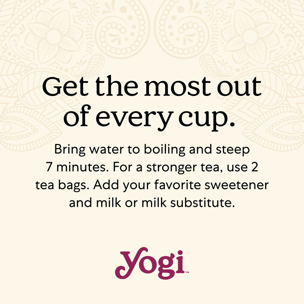 Yogi Honey Chai Turmeric Vitality, Organic Herbal Wellness Tea Bags, 16 Count