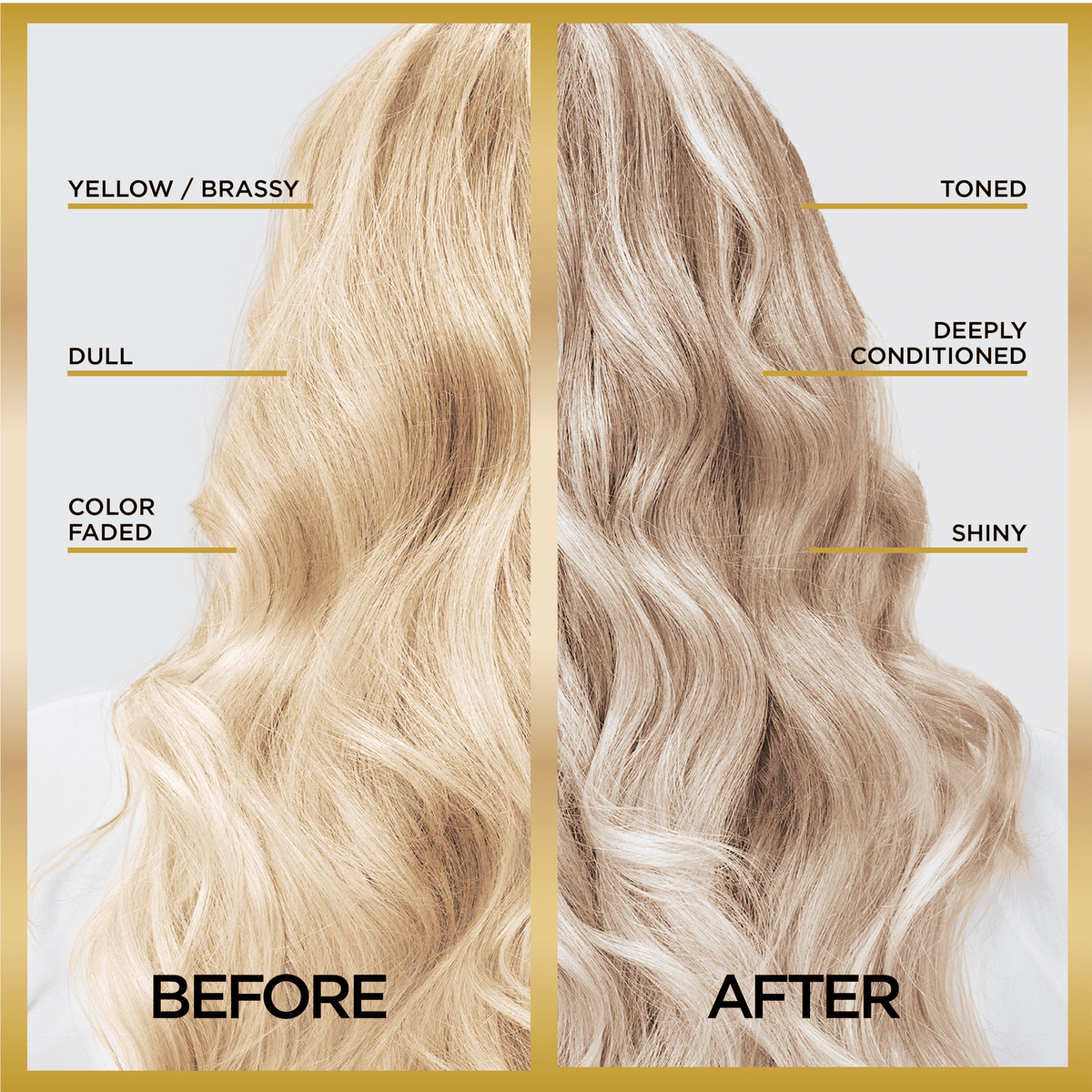 L'Oreal Paris Le Color Gloss One Step In-Shower Toning Gloss Hair Color, Cool Blonde, 4 fl oz
