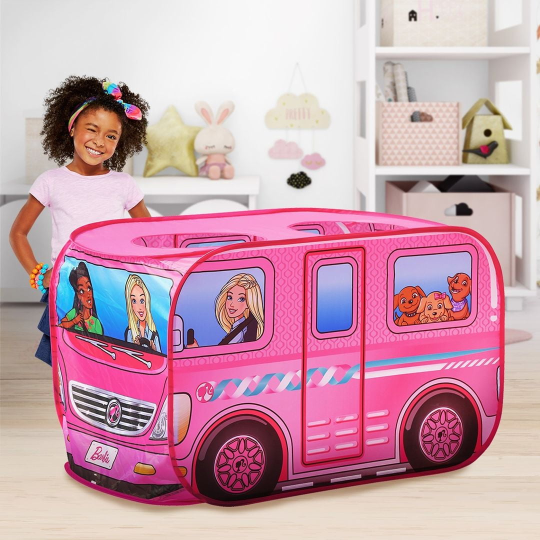 Sunny Days Barbie Dream Camper Pop-Up Play Tent