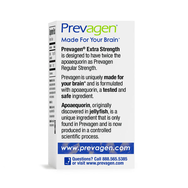 Prevagen Extra Strength Capsules with Apoaequorin & Vitamin D for Your Brain, 30 Count