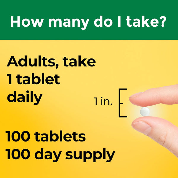 Nature Made Vitamin D3 2000 IU (50 mcg), 100 Vitamin D Tablets