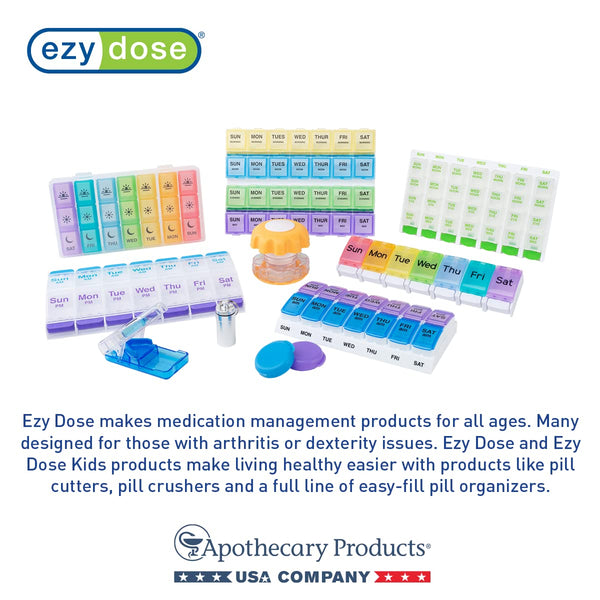 Ezy Dose Kids Lice Comb, Head Lice & Nit Removal, Safe for All Hair, Blue