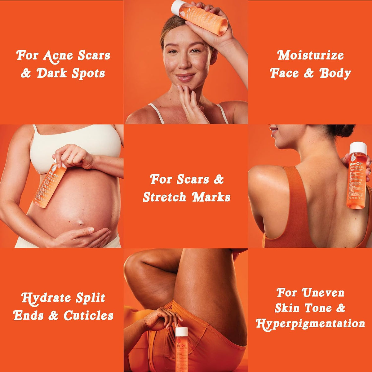 Bio-Oil Skincare Body Oil Serum, Scars & Stretch Marks, 2 fl oz
