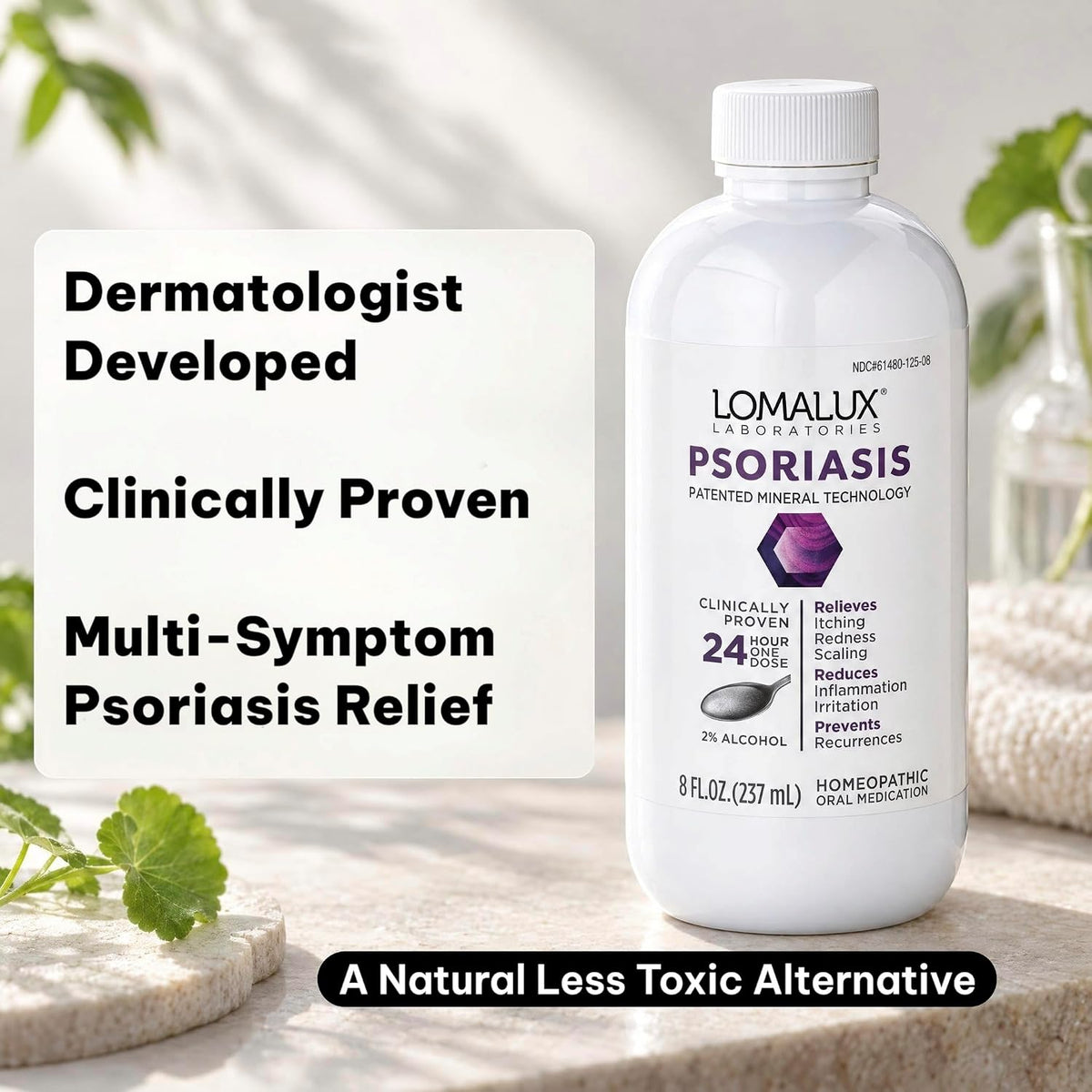 Loma Lux Psoriasis Relief for Scalp & Seborrheic Dermatitis, 8 oz