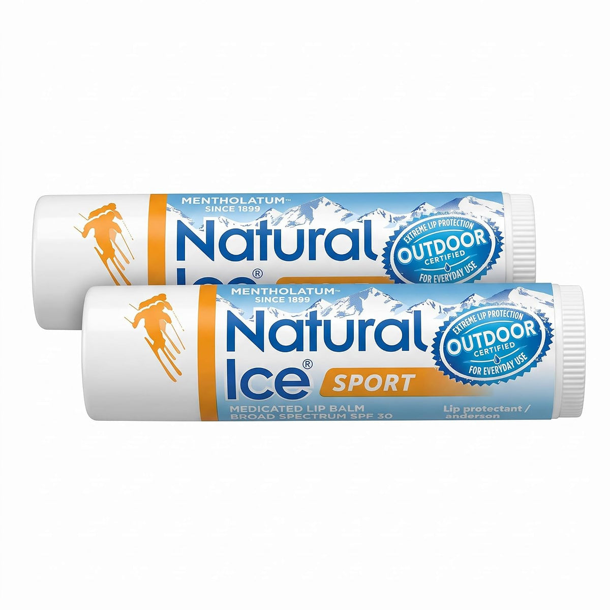 Natural Ice Mentholatum Sport Medicated Lip Protectant With Spf 30 Sunscreen, 0.15 Ounce